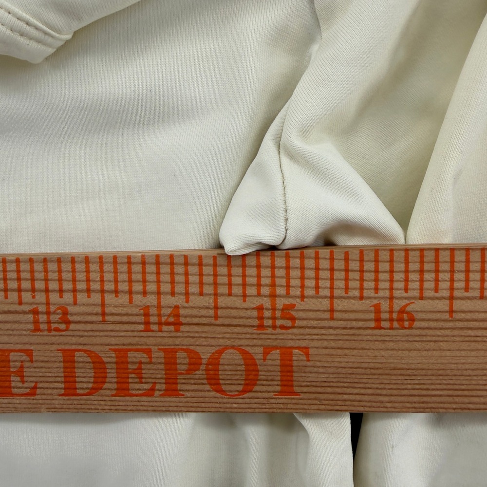 J.McLaughlin Top Women S Cream 3/4 Sleeve Scoop Neck Stretch Minimalist - Picture 10 of 12